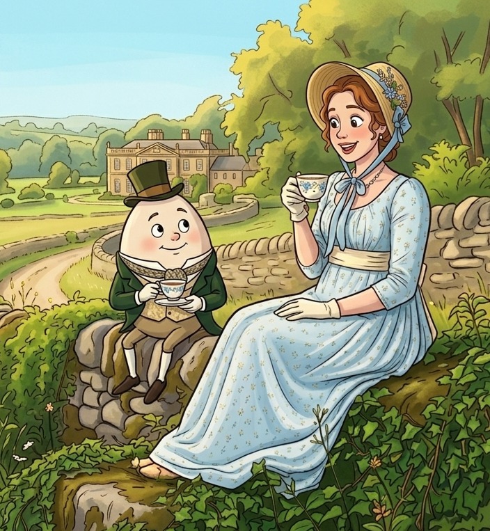 Regency Era Humpty Dumpty Story Concept
